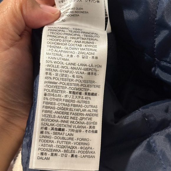 Levi’s Plaid Tweed Wool Blend Trucker Jacket Sherpa Snap Buttons Size Small EUC - Picture 6 of 6